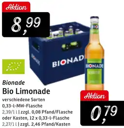 KONSUM Bionade Bio Limonade Angebot