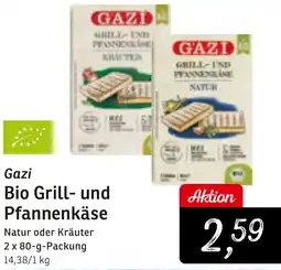 KONSUM Gazi Bio Grill- und Pfannenkäse Angebot