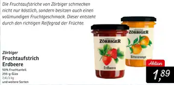 KONSUM Zörbiger Fruchtaufstrich Erdbeere Angebot