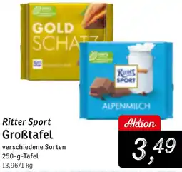 KONSUM Ritter Sport Groẞtafel Angebot