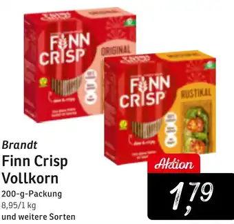 KONSUM Brandt Finn Crisp Vollkorn Angebot