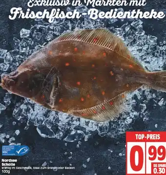 Edeka Nordsee Scholle 100g Angebot