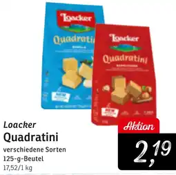 KONSUM Loacker Quadratini Angebot