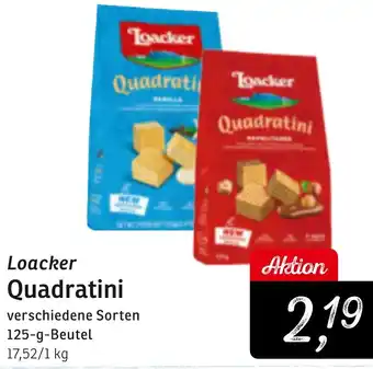 KONSUM Loacker Quadratini Angebot