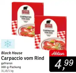 KONSUM Block House Carpaccio vom Rind Angebot