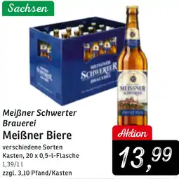 KONSUM Meißner Schwerter Brauerei Meißner Biere Angebot