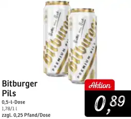 KONSUM Bitburger Pils Angebot