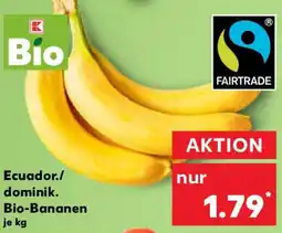 Kaufland Ecuador./ dominik. Bio-Bananen Angebot