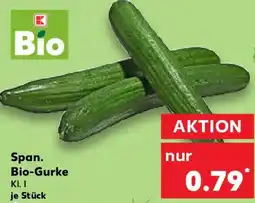 Kaufland Span. Bio-Gurke Angebot