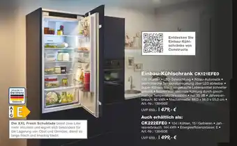 EP Constructa einbau-kühlschrank ck121efe0 Angebot