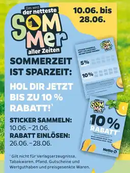 NETTO Netto sommerzeit ist sparzeit Angebot