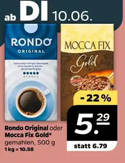 NETTO Rondo oder mocca fix original oder gold kaffee Angebot