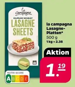 NETTO La campagna lasagne-platten Angebot