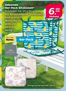 NETTO Dekorado sitzkissen Angebot