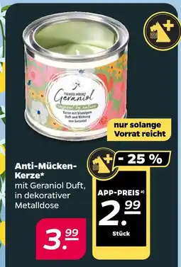 NETTO Geraniol anti-mücken-kerze Angebot