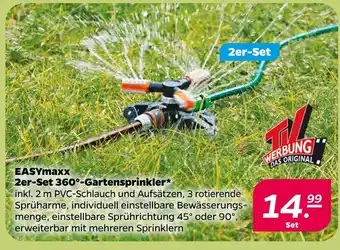 NETTO Easymaxx 2er-set 360°-gartensprinkler Angebot