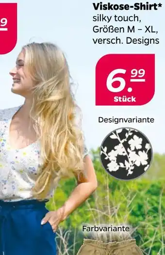 NETTO Viskose-shirt Angebot