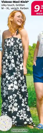 NETTO Viskose-maxi-kleid Angebot