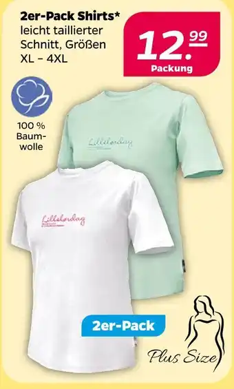 NETTO 2er-pack shirts Angebot