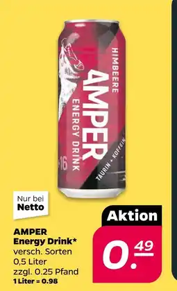 NETTO Amper energy drink Angebot