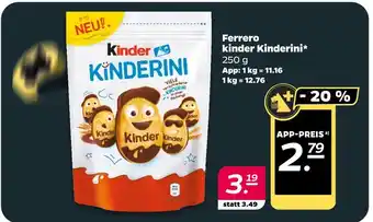 NETTO Ferrero kinder kinderini Angebot