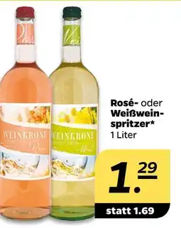 NETTO Weinkrone rosé- oder weißweinspritzer Angebot