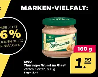 NETTO Ewu thüringer wurst im glas Angebot