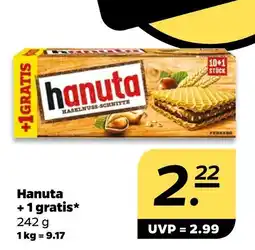 NETTO Hanuta hanuta + 1 gratis Angebot