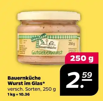 NETTO Bauernküche wurst im glas Angebot