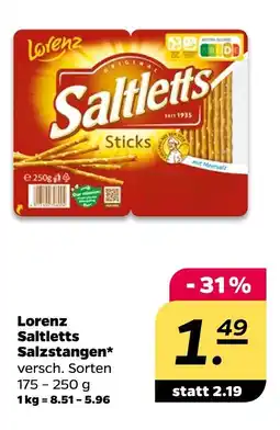 NETTO Lorenz saltletts salzstangen Angebot