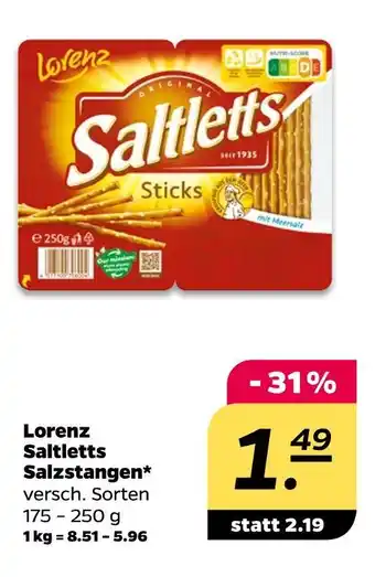NETTO Lorenz saltletts salzstangen Angebot