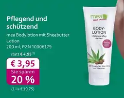 Mea Mea bodylotion mit sheabutter Angebot