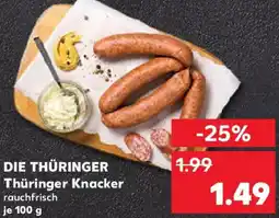 Kaufland DIE THÜRINGER Thüringer Knacker Angebot