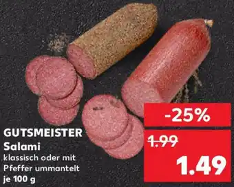 Kaufland GUTSMEISTER Salami Angebot