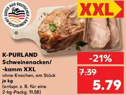 Kaufland K-PURLAND Schweinenacken/ -kamm XXL Angebot