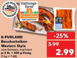 Kaufland K-PURLAND Bauchscheiben Western Style Angebot