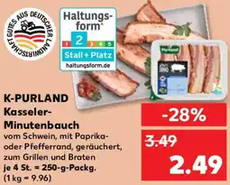 Kaufland K-PURLAND Kasseler Minutenbauch Angebot