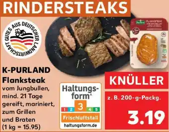 Kaufland K-PURLAND Flanksteak Angebot