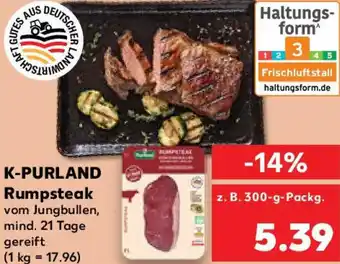 Kaufland K-PURLAND Rumpsteak Angebot