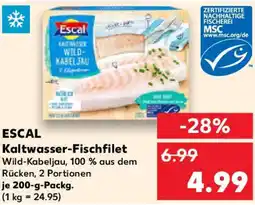 Kaufland ESCAL Kaltwasser-Fischfilet Angebot