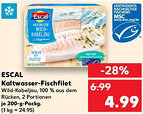 Kaufland ESCAL Kaltwasser-Fischfilet Angebot