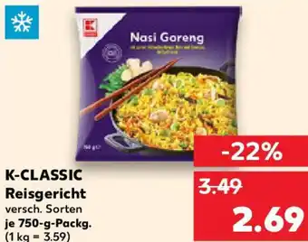 Kaufland K-CLASSIC Reisgericht Angebot