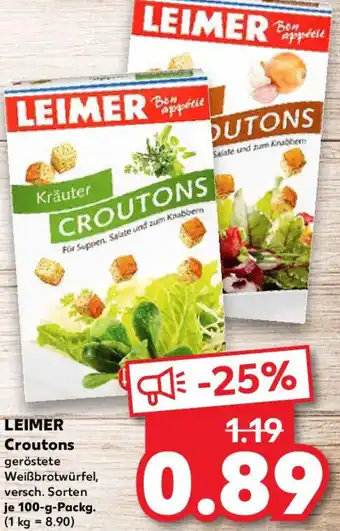 Kaufland LEIMER Croutons Angebot