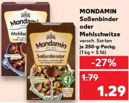 Kaufland MONDAMIN Soßenbinder oder Mehlschwitze Angebot
