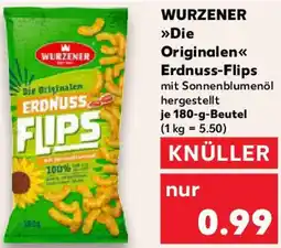 Kaufland WURZENER Die Originalen Erdnuss-Flips Angebot