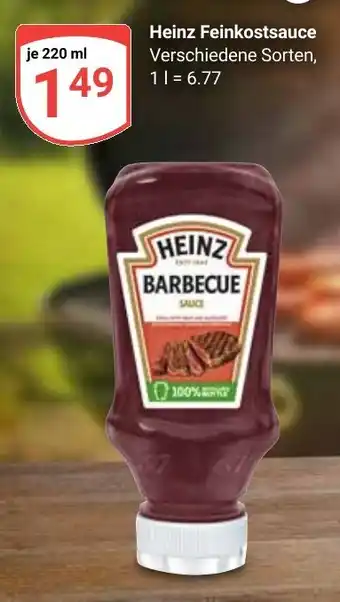 Globus Heinz Feinkostsauce Angebot
