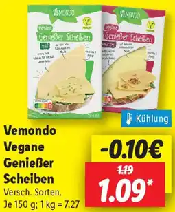 Lidl Vemondo Vegane Genießer Scheiben Angebot