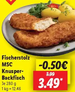 Lidl Fischerstolz MSC Knusper Backfisch Angebot
