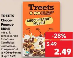 Kaufland TREETS Choco Peanut Müsli Angebot