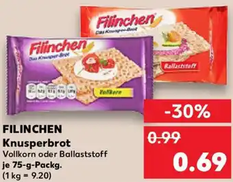 Kaufland FILINCHEN Knusperbrot Angebot